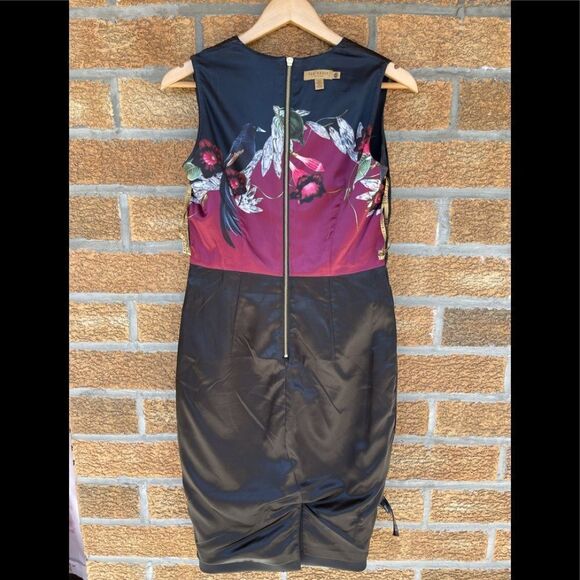 Ted Baker Black Tailored Stretch Shift Dress 2 - Picture 10 of 12